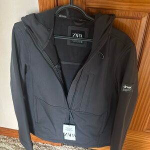 ZARA dnwr NWT HOODED ZIPPER JACKET size Small
